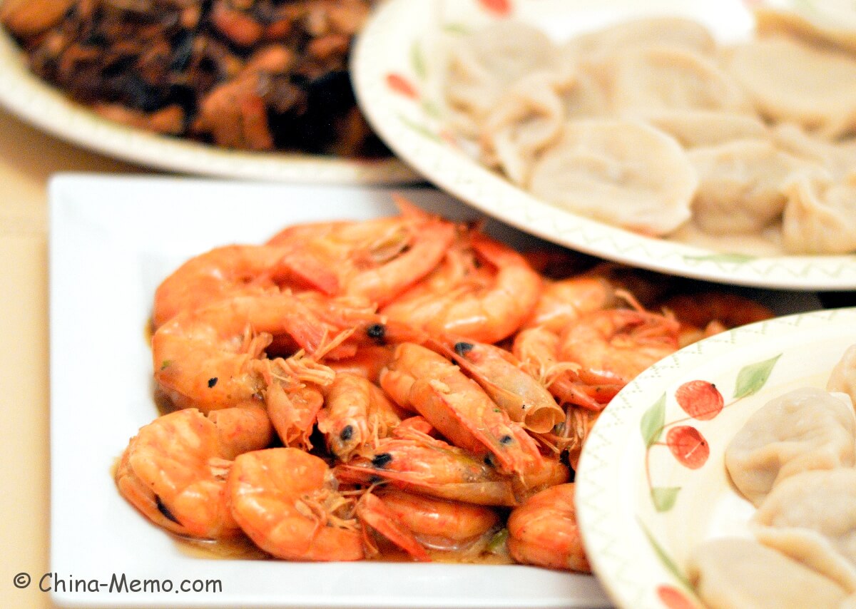Chinese Prawn Dish