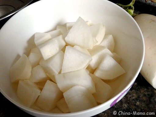 Chinese White Radish.