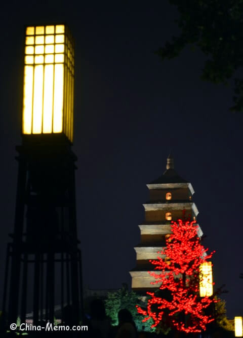 Xian Dayan Pagoda Night View