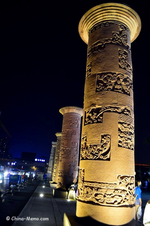 Xian Dayan Pagoda Square Sculpture