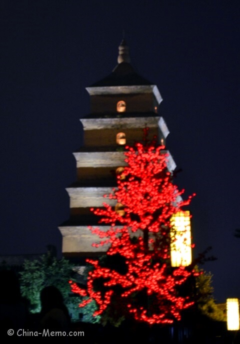 Xian Dayan Pagoda Night View