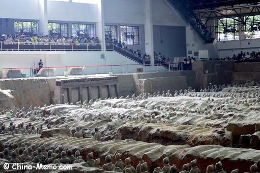 Xian Terracotta Army Pit No.1 Inside.