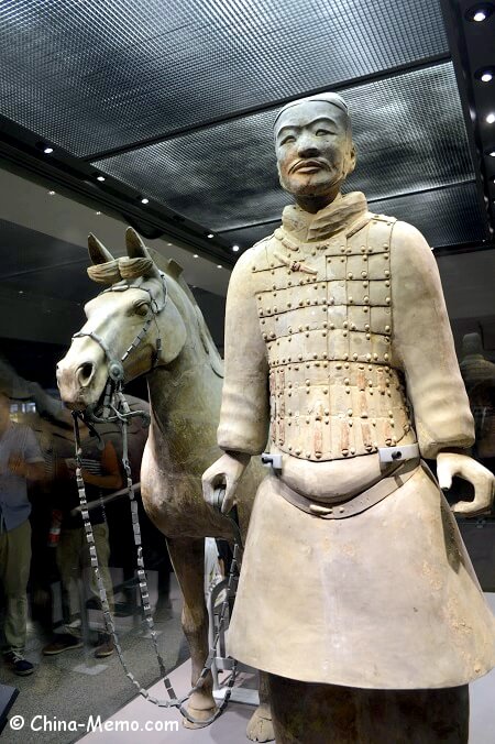 Xian Terracotta Army Pit No.2. Soldier with Horse.