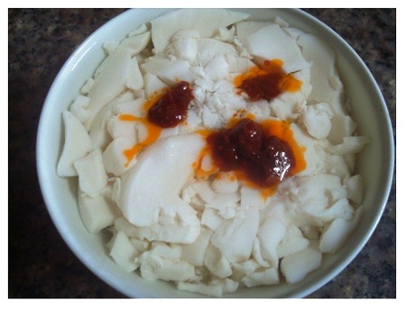 Chinese Breakfast Tofu Bean Curd.