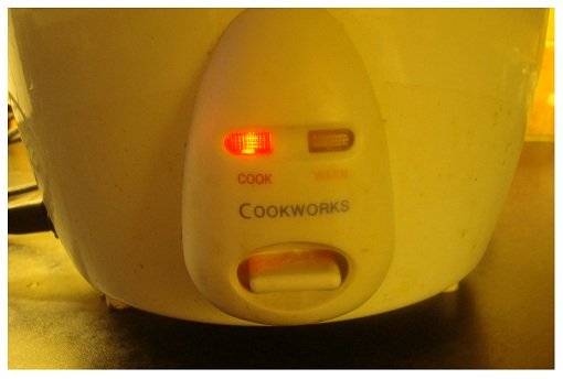Rice Cooker Function Lights.