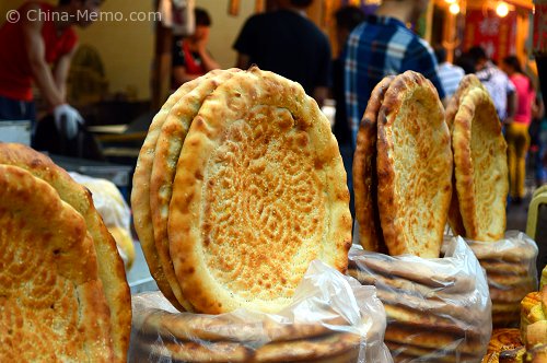 China Xian Muslim Street Flat Bread