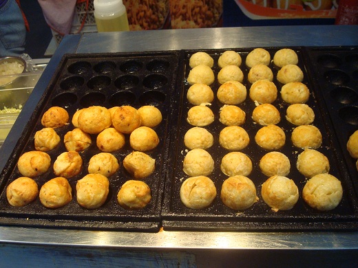 Beijing Olmpic Park Food Japanese Takoyaki.
