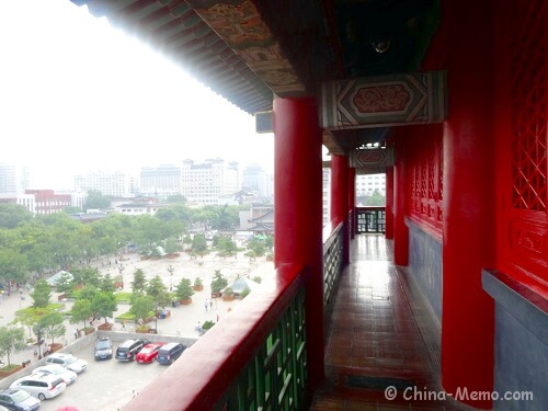China Xian Drum Tower Top level