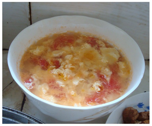 Chinese Egg Tomato Soup.