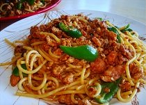 Sichuan Style Chicken Noodle.