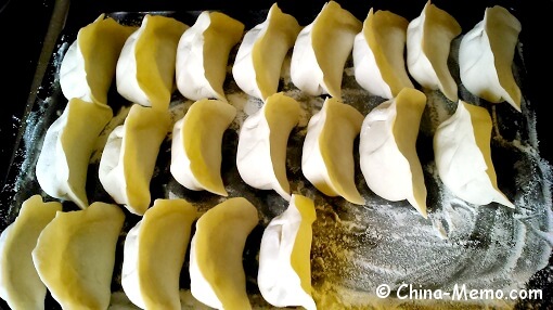 Make Chinese New Year Food Dumplings.