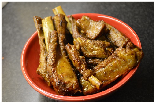 Chinese Red Cooked Ribs.